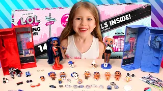 L.O.L. Surprise Amazing Surprise Box - Toy Review Reveal LOL Uptown Downtown dolls E003