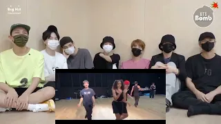 BTS reacting to NOW UNITED - Turn up dance pratice