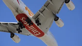 Madrid Airport |  Emirates A380 Landing at Barajas Airport  | Spotting