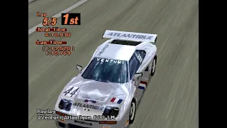 Gran Turismo 2: Gran Turismo All Stars - Venturi Atlantique 600LM (R) - Laguna Seca Raceway