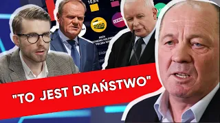 "Mnie to już wkurza". Spięcie w studiu. Poszło o sondaże wyborcze. Sawicki: To jest draństwo