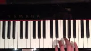 Flapper Girl by the Lumineers piano tutorial - part 1