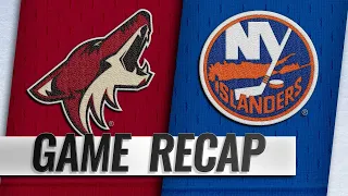 Lehner's 31 saves help Islanders blank Coyotes, 2-0