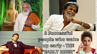 8 Successful people who Wake up Early- The Early Riser | 4K | TAMIL | Galaxy D