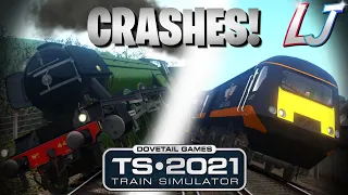 Train Simulator 2021 - Crash Compilation #4