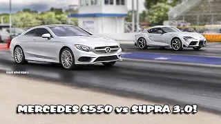 NEW TOYOTA SUPRA 3.0 PREMIUM STUNS '16 MERCEDES S550 S CLASS COUPE AND '18 SS 1LE CAMARO! BYRON!