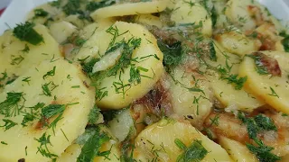 Картофель Тушеный с Луком По Узбекски.Вкусно,быстро и минимум затрат!