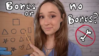 ASMR Unpredictable Cranial Nerve Exam, Do You Have Bones or No Bones? 🦴🤔❓