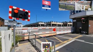 Unique Sliding Gates at Redcar Level Crossing, North Yorkshire