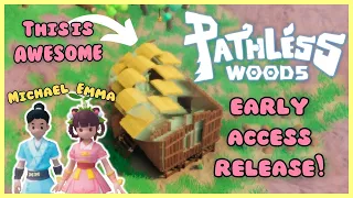 Take your base WITH YOU in this Cozy Game! ft. my husband! - Pathless Woods Early Access #ad