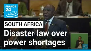 South Africa energy crisis: Country activates disaster law over power shortages • FRANCE 24