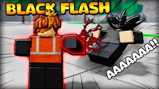 TROLLANDO JOGADORES COM BLACK FLASH HABILIDADE SECRETA OP NO THE STRONGEST BATTLEGROUNDS!!!