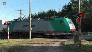 Przejazd kolejowy Drzewce #1 (PL) - 27.7.2022 / Železniční přejezd / Polish railroad crossing