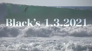 Black's Beach Swell January 3, 2021 Afternoon