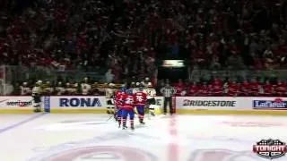 P.K. Subban breakaway goal in Game #3 ECR2 Boston Bruins @ Montreal Canadiens
