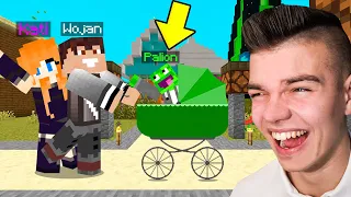 DZIEŃ DZIECKA DLA PALIONA w Minecraft! (śmieszne)