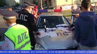 В Первоуральске грузовик протаранил девять автомобилей