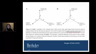 Jane Flegal: Policy and Governance Issues Related to Geoengineering Research