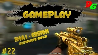 [CF/AL] GAMEPLAY #22 M4A1 CUSTOM Ultimate GOLD - KIT OURO !