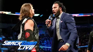 AJ Styles interrupts Jinder Mahal's challenge to Brock Lesnar: SmackDown LIVE, Oct. 17, 2017