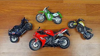 Motorcycles Model Scales 1/12, 1/18 by Maisto Diecast Bike