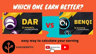 Which binance launchpool earn better? DAR or Benqi?