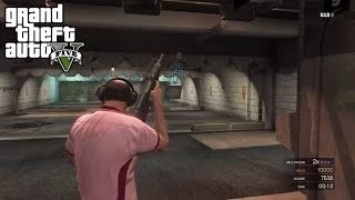 Submachine Guns - GTA V Ammu-Nation Shooting Range (Gold Medals) (HD)