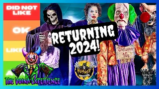 SPIRIT HALLOWEEN’S 2024 RETURNING ANIMATRONICS 🎃 TIER LIST TUESDAY