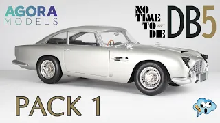 Agora Models 007 Aston Martin DB5 from James Bond No Time To Die 1:8 scale diecast pack 1build