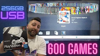 My PlayStation Classic with 600 games! | Full Game List!