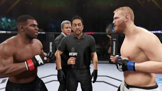 Mike Tyson vs. Josh Barnett (EA Sports UFC 2) - CPU vs. CPU 🥊