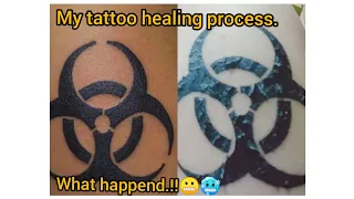 My tattoo healing process.