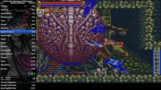 (PB) Castlevania: Harmony of Dissonance Maxim All Bosses Speedrun in 12:40