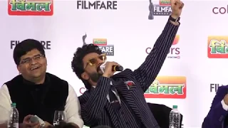 Ranveer Singh At 64th Vimal Filmfare Awards 2019 Press Conference | Filmibeat