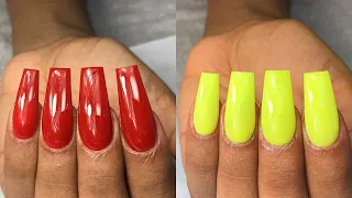 HOW TO: Refill From DARK To LIGHT Acrylic Without Excess Old Acrylic! FOR BEGINNERS!