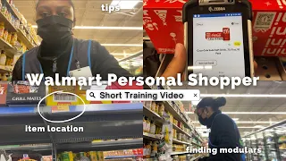 Walmart Personal Shopper | Short Training Video | Tips, Item Locations, Finding Modulars