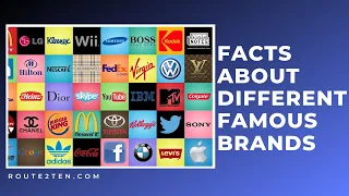 10 Interesting Facts About Different Famous Brands || Amazing Facts