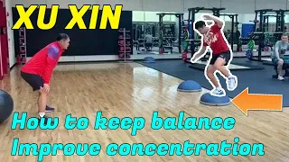 Xu Xin, Liu Shiwen | Exercise supplement, improve balance and concentration | Table Tennis Training