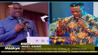 Prophet Nigel Gaisie refutes allegations made by John Kumah's wife about being on his payroll