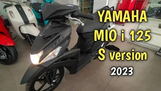 Updated Price of Yamaha MIO i 125 S version - 2023 Matte Black