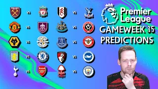 My Premier League Predictions Gameweek 35! Tottenham vs Arsenal