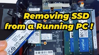 What Happens if Removing SSD from a Running PC? #shorts #pc #computer #ssd #minipc #tech