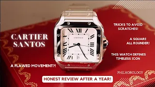 An Almost Perfect Watch! BUT The Movement...| Cartier Santos Full Review