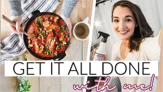 *New* GET IT ALL DONE! 🌸Declutter, Clean, Cook With Me CROCKPOT MEAL IDEA spring cleaning 2021
