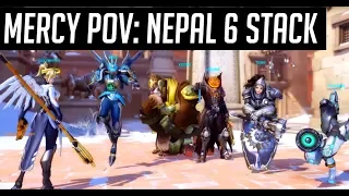 [Overwatch] Mercy POV: Nepal 6 Stack