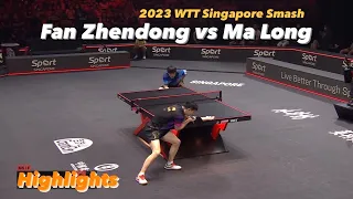 Ma Long 马龙 vs Fan Zhendong 樊振东 | 2023 WTT Singapore Smash (Ms-Final) HD Highlights