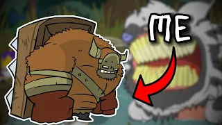 I played as the Barbarian Boss in Castle Crashers…