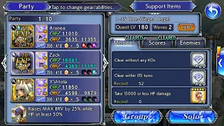DFFOO (GL) Act.2 Ch. 7-35 One-Winged Angel (CHAOS) Solo