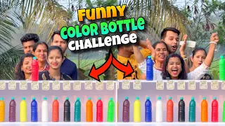 Color Bottle Matching Win Money Funny Challenge With Family