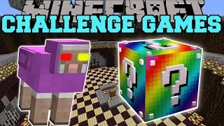 Minecraft:  MR. RAINBOW CHALLENGE GAMES - Lucky Block Mod - Modded Mini-Game